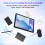 Android 15 10.1" Tablet 20GB RAM + 64GB ROM WiFi 6 BT5.4 Dual Camera Black 4