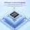 Android 15 10.1" Tablet 20GB RAM + 64GB ROM WiFi 6 BT5.4 Dual Camera Black 7