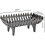 Cast Iron Fire Grate Fireside Log Basket Fireplace Holder 2
