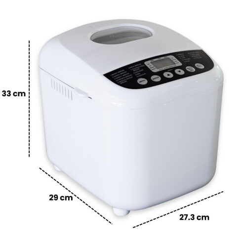 2LB Bread Maker with 19 Programs, LCD Display, Timer, Keep Warm & Accessories 1