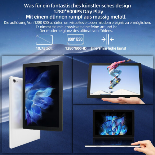 Tablet 10.1 inch Android 15 Tablet 20+64GB RAM Octa-Core 1280800 WIFI Touch 1