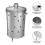 GARDEN RUBBISH FIRE GALVANIZED INCINERATOR PAPER LEAF WASTE BURNER 3 SIZES 3