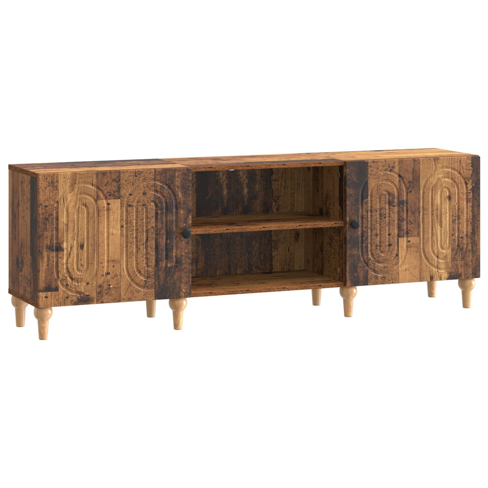 Vidaxl Tv Cabinet Old Wood 150 X 31 X 50 Cm Engineered Wood