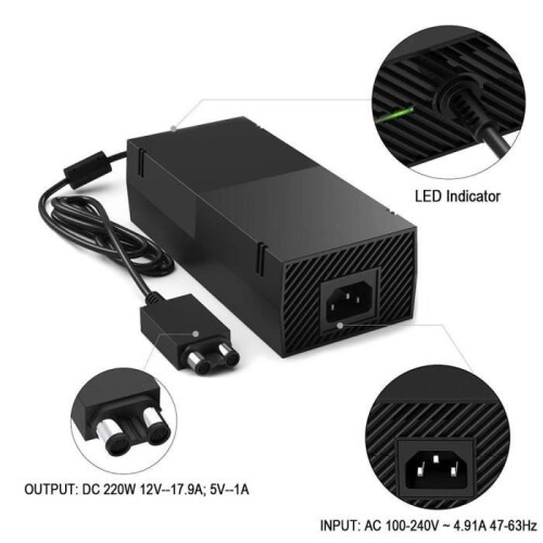 Xbox One-voedingsadapter - Zwart - Bedraad - Oplader 2