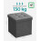 Storage Ottoman - Fabric - Dark Grey - Versatile Footrest and Storage Solution 3