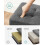 Storage Ottoman - Fabric - Dark Grey - Versatile Footrest and Storage Solution 6