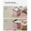 Foldable Storage Ottoman - Fabric - Jelly Pink - Versatile Footrest and Storage Solution 4
