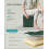 Storage Ottoman - Fabric - Retro Green - Foldable Design 5