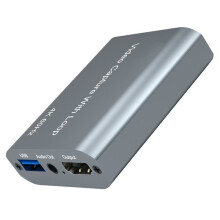Carte D'Acquisition Vidéo USB 4K à 60 Hz Compatible , Appareil de Diffusion en Direct pour Jeux Vidéo, Boîtier D'Enregistrement Vidéo HD 1080p