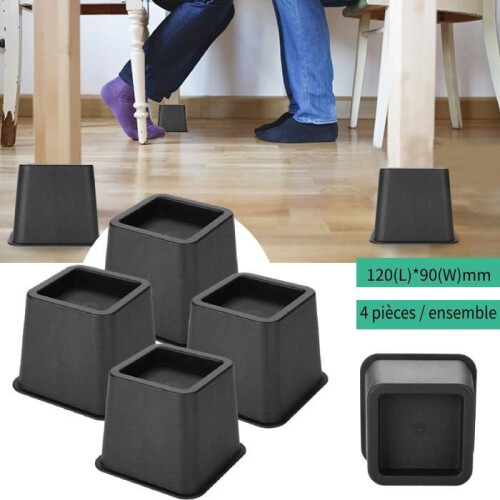 4-Piece Bed & Furniture Riser Set (Bed/Table) 1