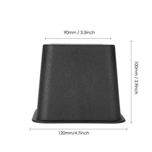 4-Piece Bed & Furniture Riser Set (Bed/Table) 2