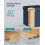 Foldable Storage Ottoman - Fabric - Midnight Blue - Multipurpose Footrest and Storage Solution 4