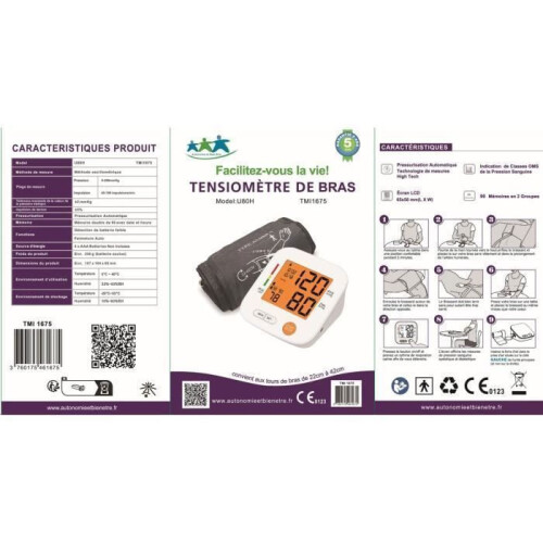 ONAFHANKELIJKHEID EN WELZIJN Bovenarmbloeddrukmeter 2