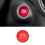 Car Engine Start-Stop Button Sticker One-Key Start Button Trim Sticker for  Tucson  2021 2022 Red 3