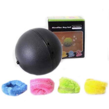 Pelota mágica rodante, pelota rodante automática para perros y gatos, compatible con 4 fundas de colores, juguete para mascotas no tóxico (1