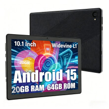Tablet 10.1 inch 20GB ROM 64GB RAM WIFI Android 15 Unlock Bluetooth Touchscreen
