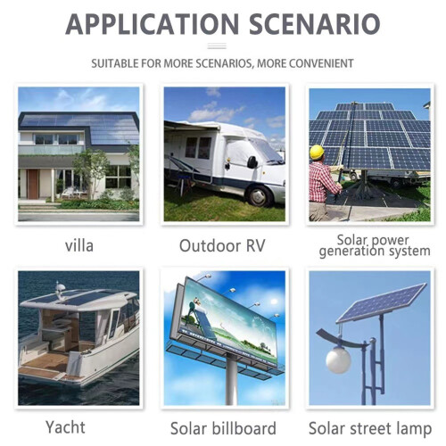 12V/24V MPPT Solar Controller 50A LCD Dual-USB