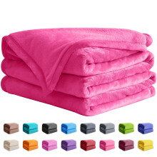 Astarin Pläd, Queen Size Rose Red Filtar & Överkast för Soffor/Sängar, Fuzzy and Cozy Filt, 90x90cm