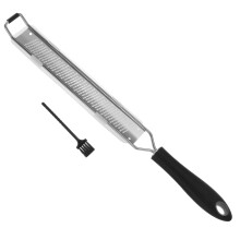 1 râpe à fromage et trancheuse à chocolat en acier inoxydable avec protection et brosse