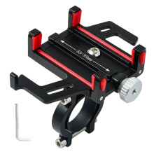 Soporte para Teléfono de Motocicleta, Bicicleta Eléctrica, Smartphone, Soporte de Aleación de Aluminio CNC, Cinco Garras, Soporte Mecánico para