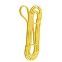 Gelbes Fitnessband Widerstandstraining