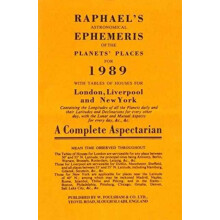 Raphaels Astronomical Ephemeris of the Planets Places Paperback Book