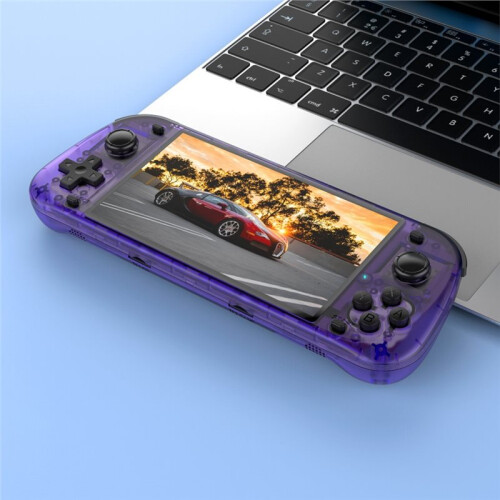 5.1-Inch R50S Retro Handheld Game Console128GB Linux System IPS Screen Dual Player Online Gaming Console 1