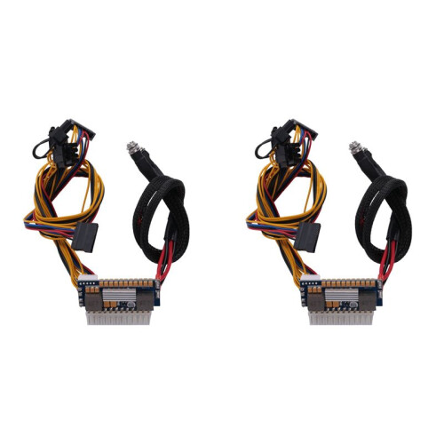 2X 450W 24Pin 12V  Input  450W Output Realan  ITX  PSU  ATX PC  - ATX Alimentatore per Computer 1