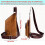 Sling Bag Acrylic Template,Leather Pattern Acrylic Leather Templates for Capacity Crossbody Backpack,AAB-533 7