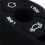 4X 3 Button Remote Key Fob Silicone Case Cover for  E46 E39 E63 E36 E81X5 Z3 Z4, Black 8