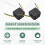 2Pcs Car Power Filter 12V Interference Proof Noises Reduction Reliable Stereo Power Supply Filter 3