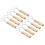10x Aluminiumlegierung Notfallpfeife Doppelrohr 11