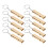 10x Aluminiumlegierung Notfallpfeife Doppelrohr 18