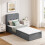 Vesgantti (Single(90x190cm)) Bed with Mattress 9