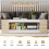 Rectangular Modern Stylish Coffee Table Natural 4
