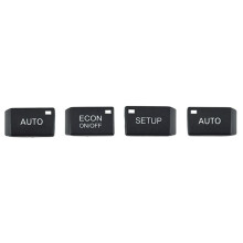 4Pcs/Set Car Air Conditioning Control Computer Panel Button Cover for A6 C6 S6 Avant 2005-2011 4F1820043