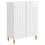 VidaXL vidaXL Sideboard High Gloss White 66 x 34.5 x 90 cm Engineered Wood 1