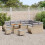 VidaXL vidaXL Gartensofa-set 12 stk. 12-Sitzanzahl Beige und Hellgrau 3
