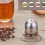 2X teinfuser, tesi i rustfrit stål, tesi med kugleformet net, til te, krydderier og de fleste kopper og tekander 7