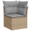 VidaXL vidaXL Gartensofa-set 12 stk. 12-Sitzanzahl Beige und Hellgrau 7