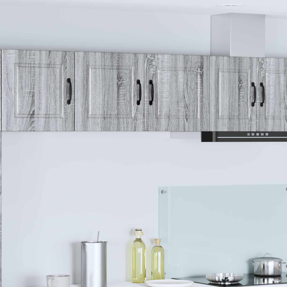 Vidaxl Wall Cabinet Porto Grey Sonoma 80 X 31 X 40 Cm Engineered Wood 8721359461626