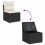 VidaXL vidaXL Garten-Sofa-Set Schwarz 11