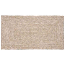 vidaXL Area Rugs Natural and White 80 x 150 cm Jute