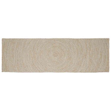 vidaXL Area Rugs Natural and White 80 x 250 cm Jute