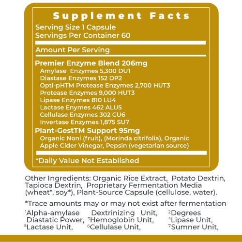 Premier Research Labs Premier Research Labs Premier Digest 60 capsules 1