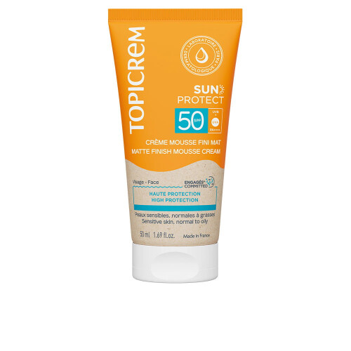 Topicrem SUN PROTECT matte finish mousse-cream SPF50+ 50 ml