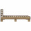 VidaXL vidaXL Bed Frame with Headboard Artisan Oak 80 x 200 cm 4