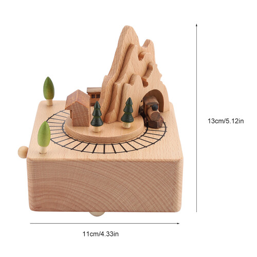 Holz小宝 Handarbeit Musikbox YP1520 Deko