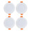 LED Deckenleuchte Set 4x 12V 3W IP44 Weiß 2