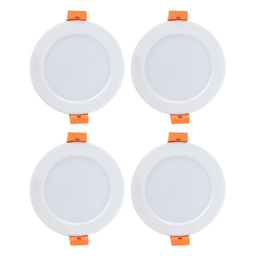 LED Deckenleuchte Set 4x 12V 3W IP44 Weiß 1
